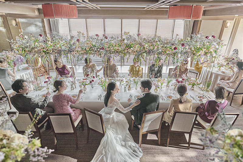 ワンフロア貸切ならではのプライベート感あふれる演出をお愉しみいただける空間をご用意