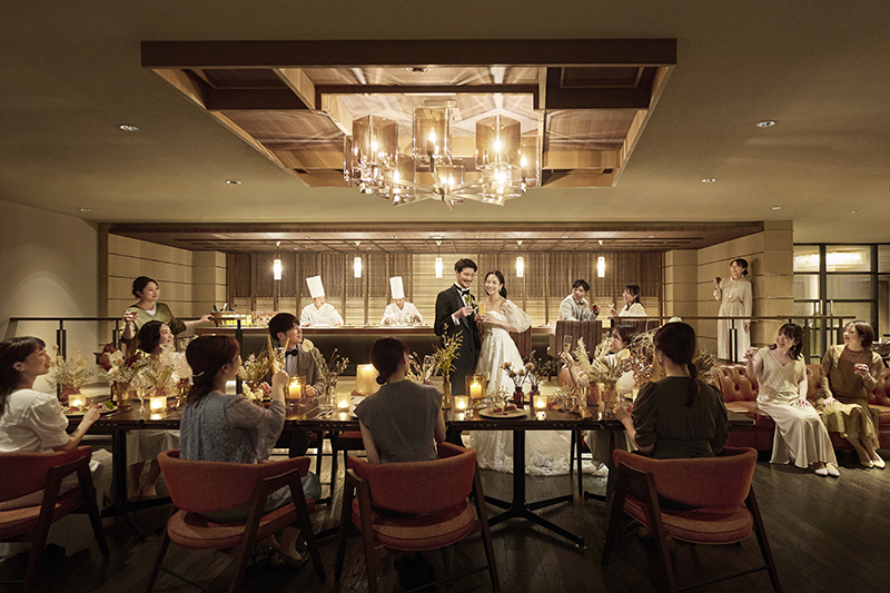 少人数パーティールームもゲストとゆっくり過ごしていただける空間を演出