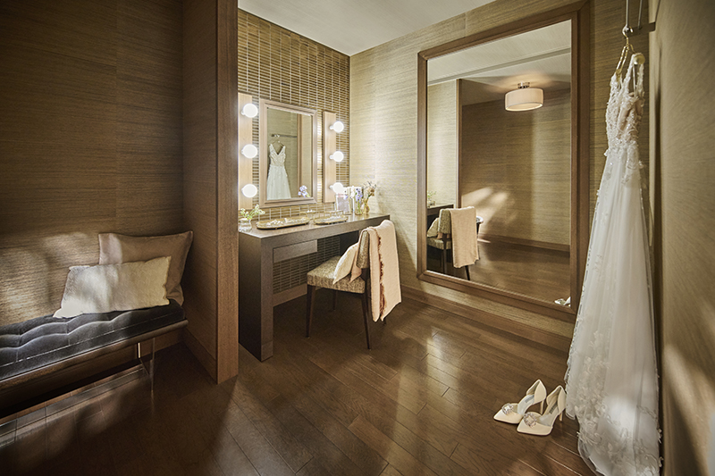 一生に一度、誰よりも美しく輝く日のお支度は、とっておきのプライベート空間で