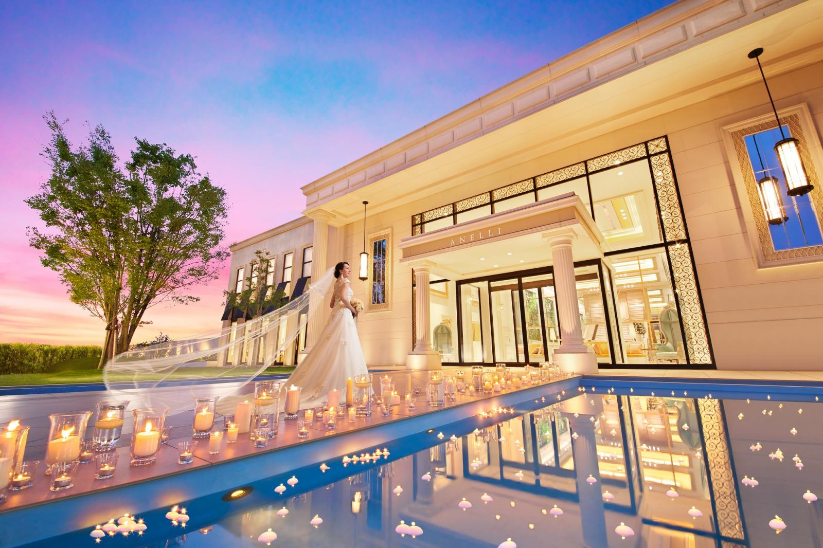 ▲夢のようなひとときが叶うと話題。フォトジェニックな館内で憧れを叶えて