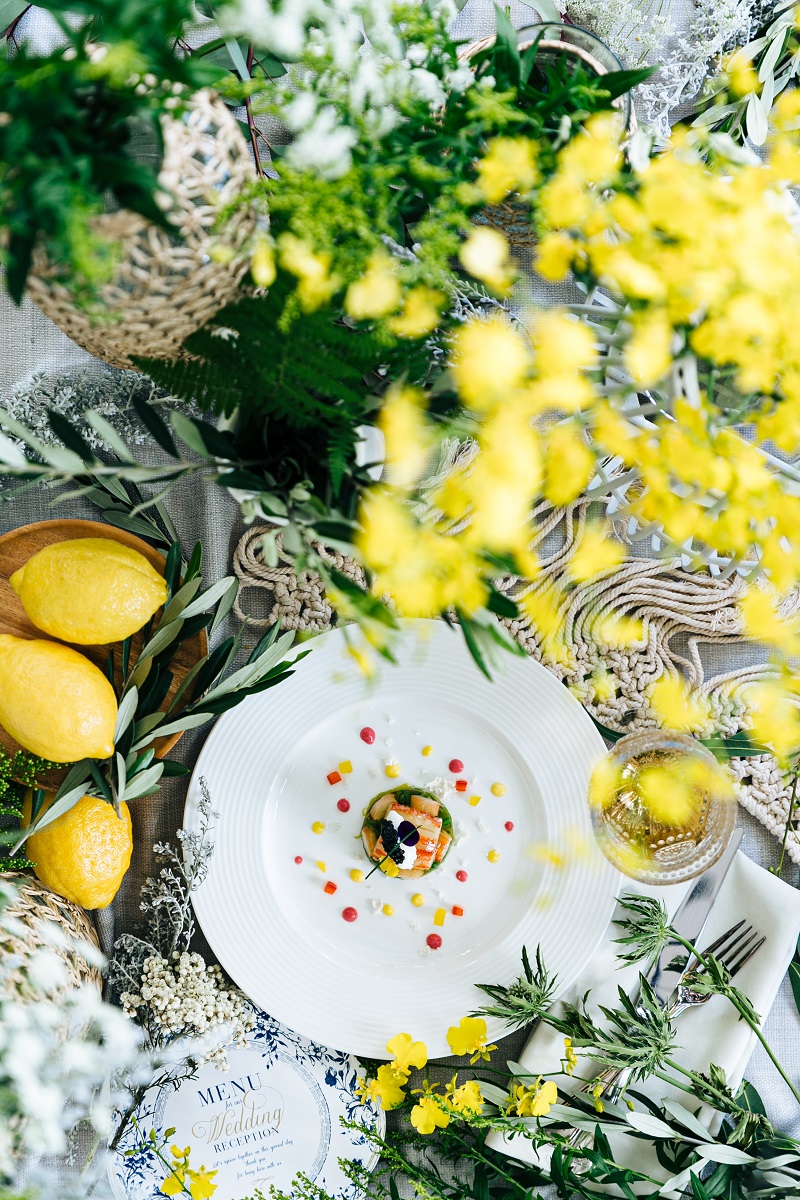 見た目にも華やかな一品