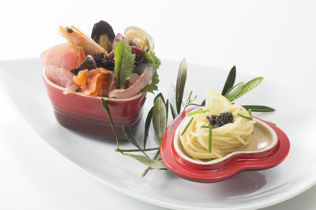 結婚式では珍しい、イタリアンコース