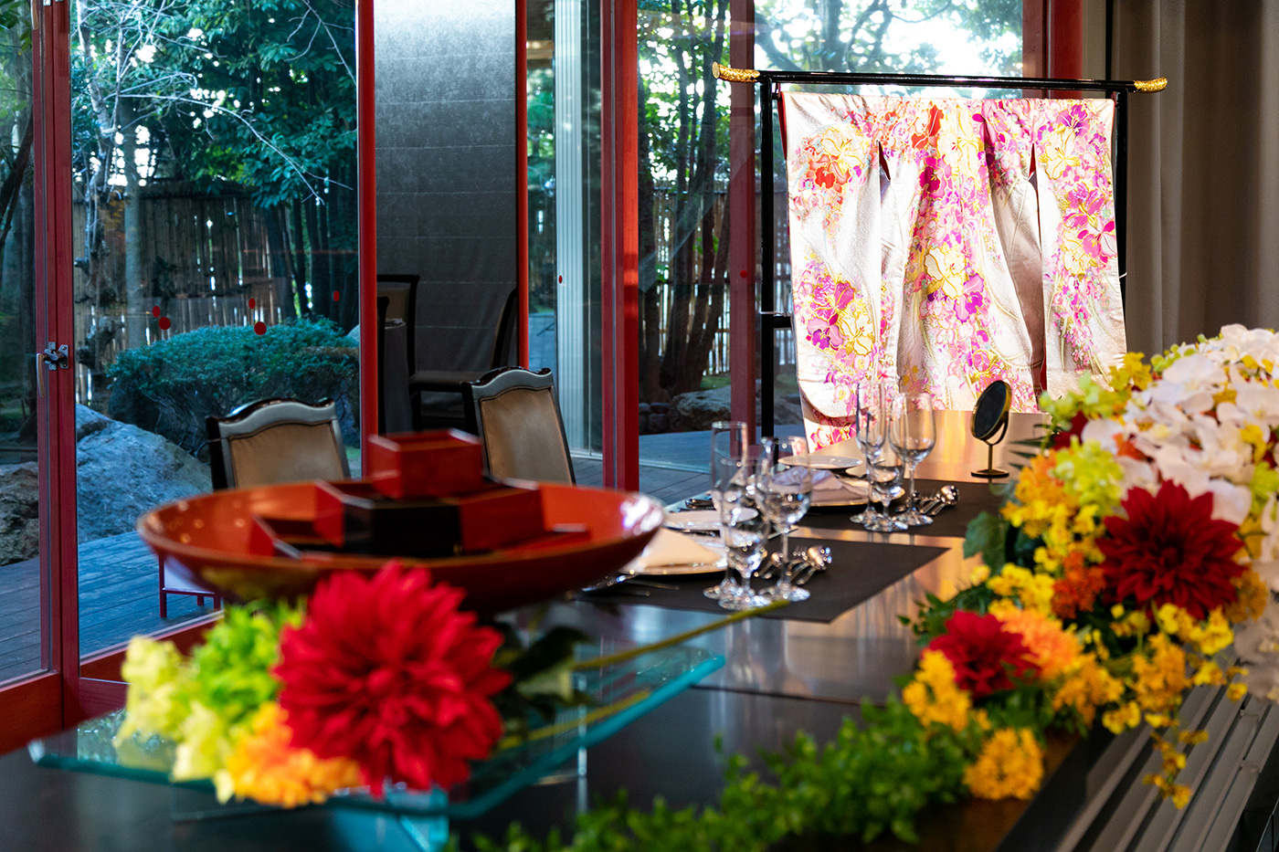 円卓着席パターン（〜40名）