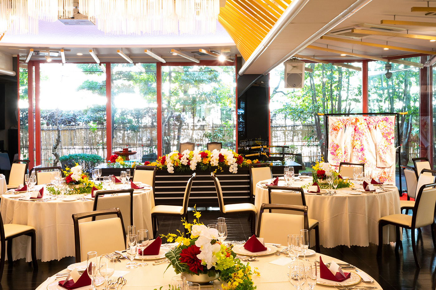 円卓着席パターン（〜40名）