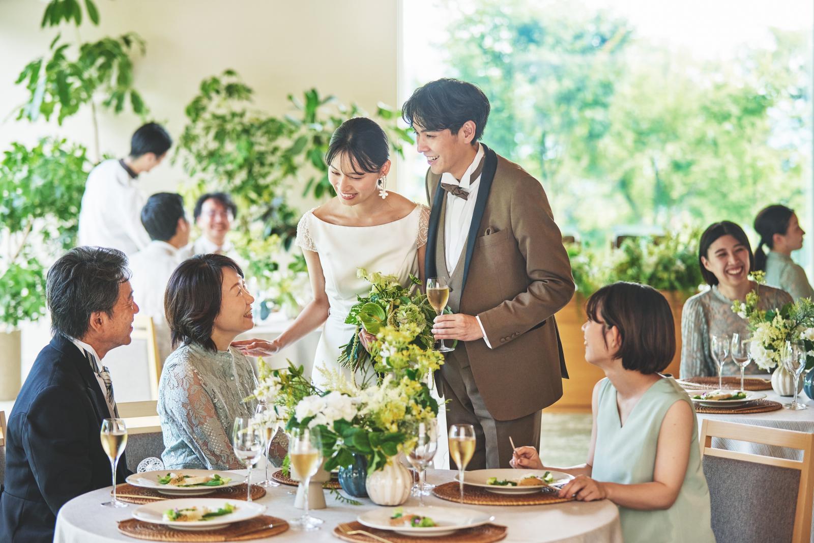 大切な人だけに囲まれて過ごす喜びの詰まった一日
