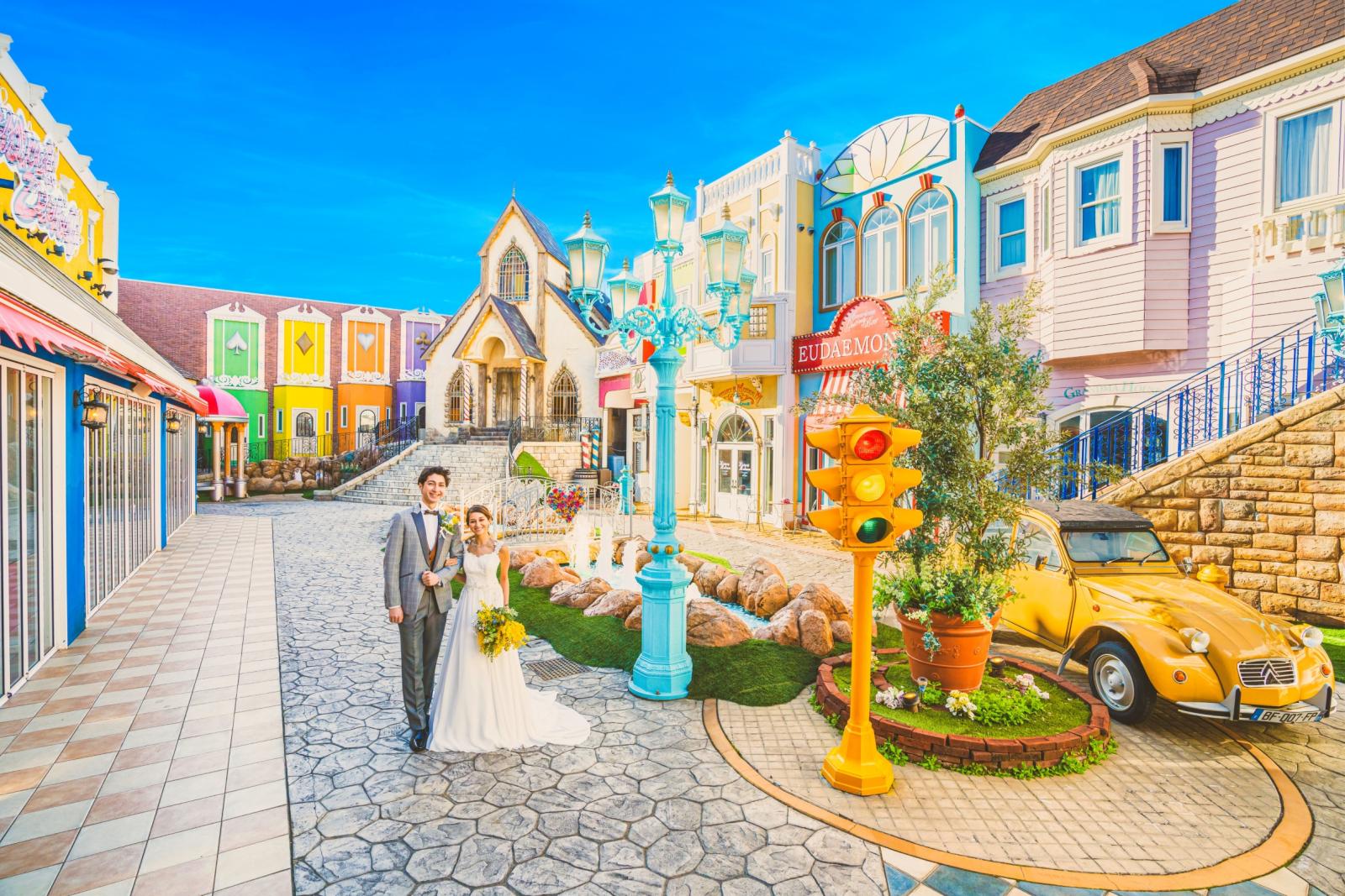 まるで異世界のような開放的ガーデン