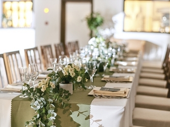 長テーブルなど、レイアウトも自由自在！