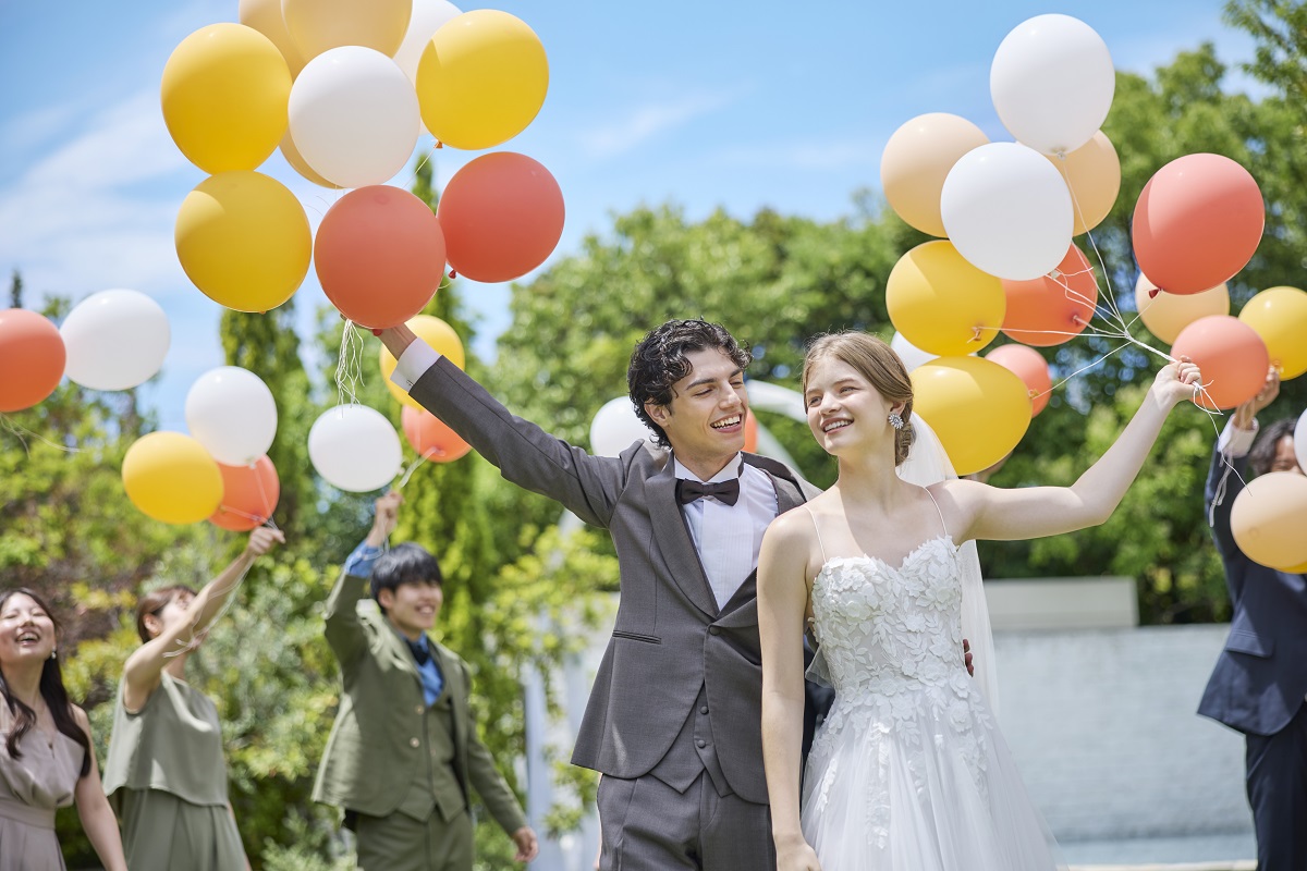 バルーンリリースはゲスト皆が参加できる人気の演出