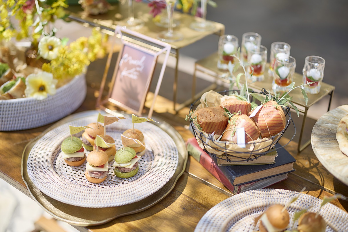 ビュッフェはデザートだけでなくフィンガーフードも人気