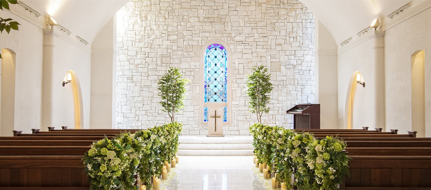 オランジェグリーンガーデンのチャペル