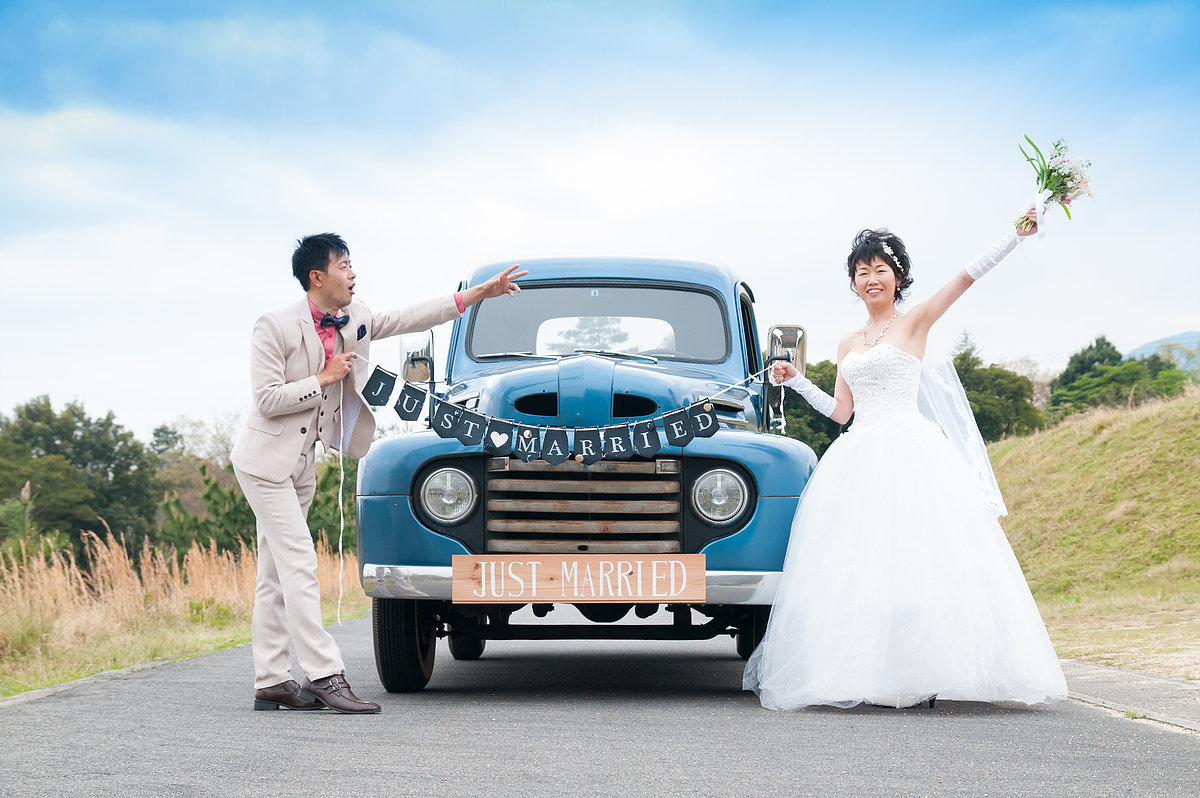 大切な愛車と一緒に。
