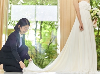 結婚式当日もプランナーがおふたりの一番近くで見守ります