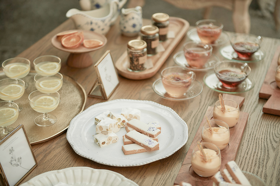 一口サイズで食べやすいから、カジュアルムードでお喋りもどんどん弾む