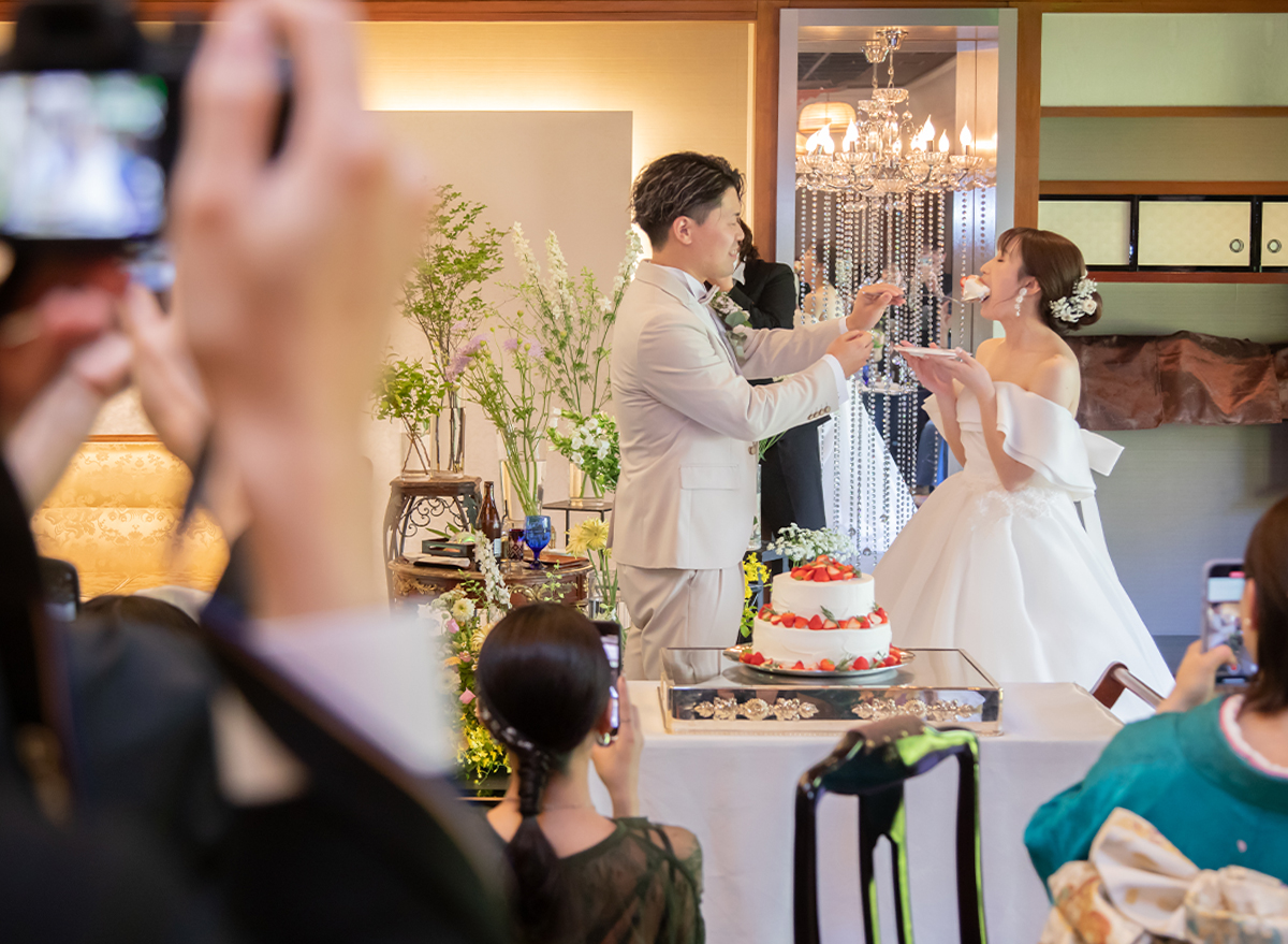 ゲストとの距離を感じさせないレイアウトでアットホームなパーティーもかないます