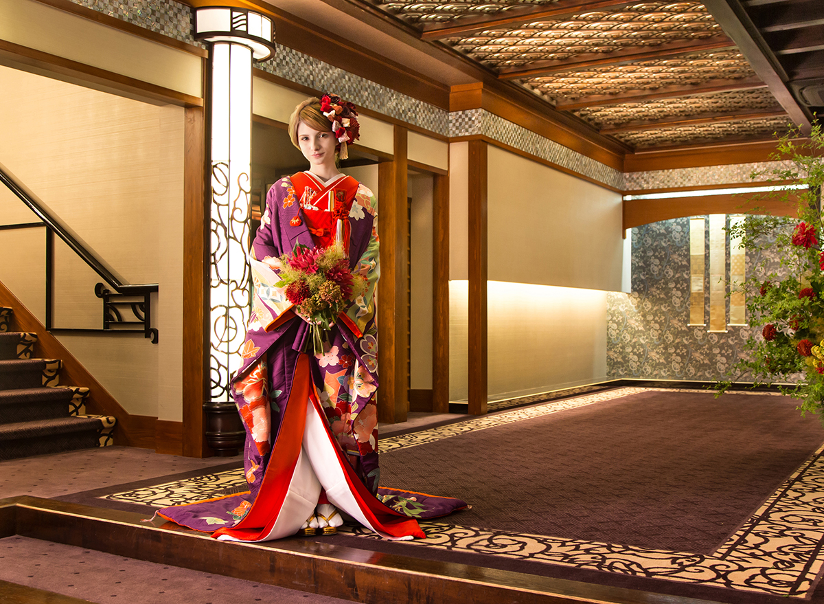 玄関を入った瞬間に、特別な１日が始まる予感を感じさせてくれます。