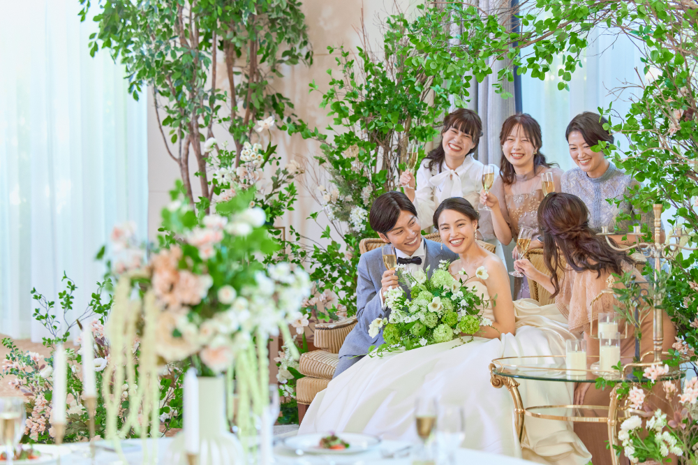 広々とした開放的な空間だからこそ大人数でのパーティーも◎