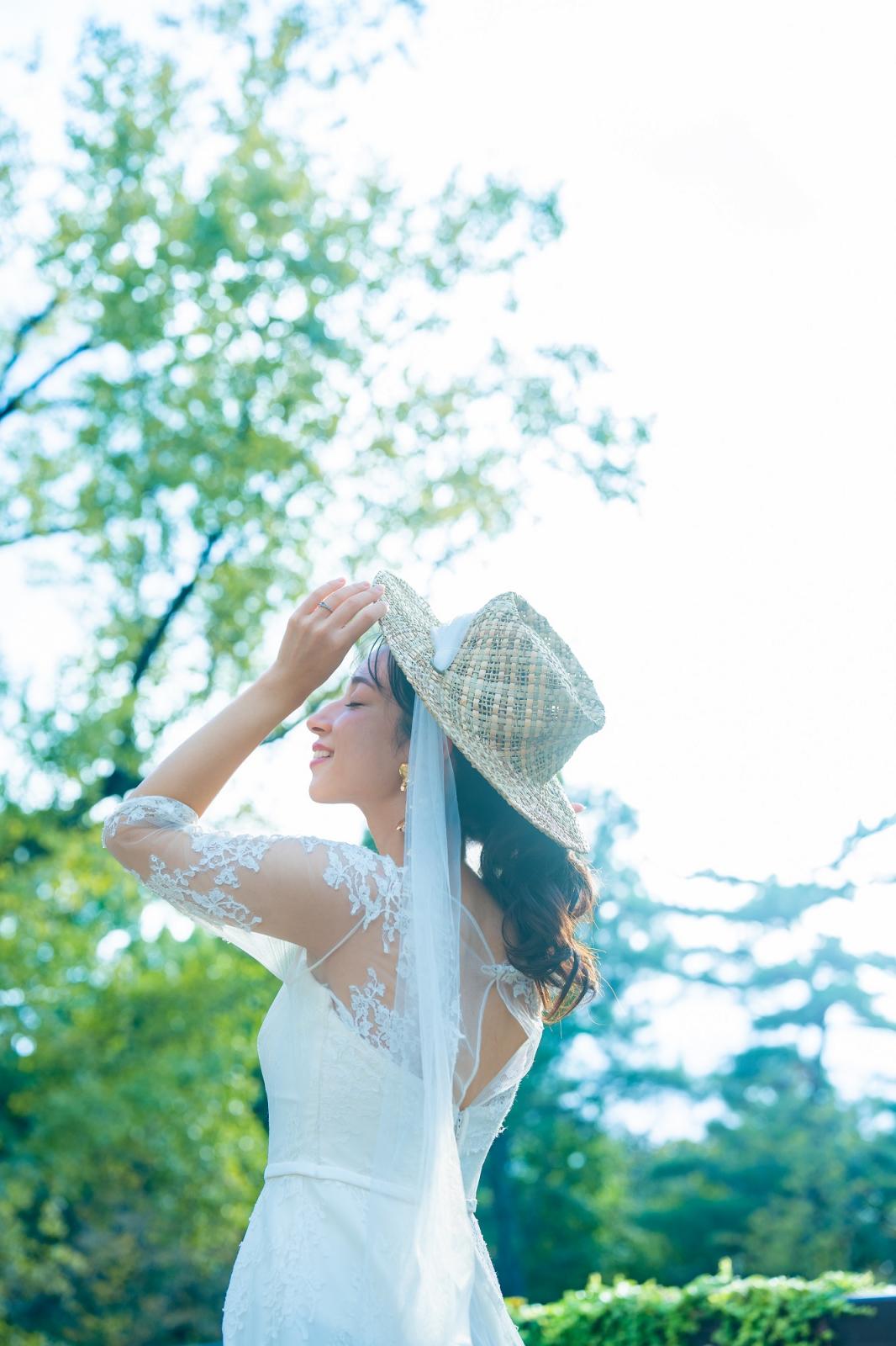 敷地内にはフォトジェニックなスポットが数多く存在。花嫁からはドレスだけでなく和装も映えると評判。