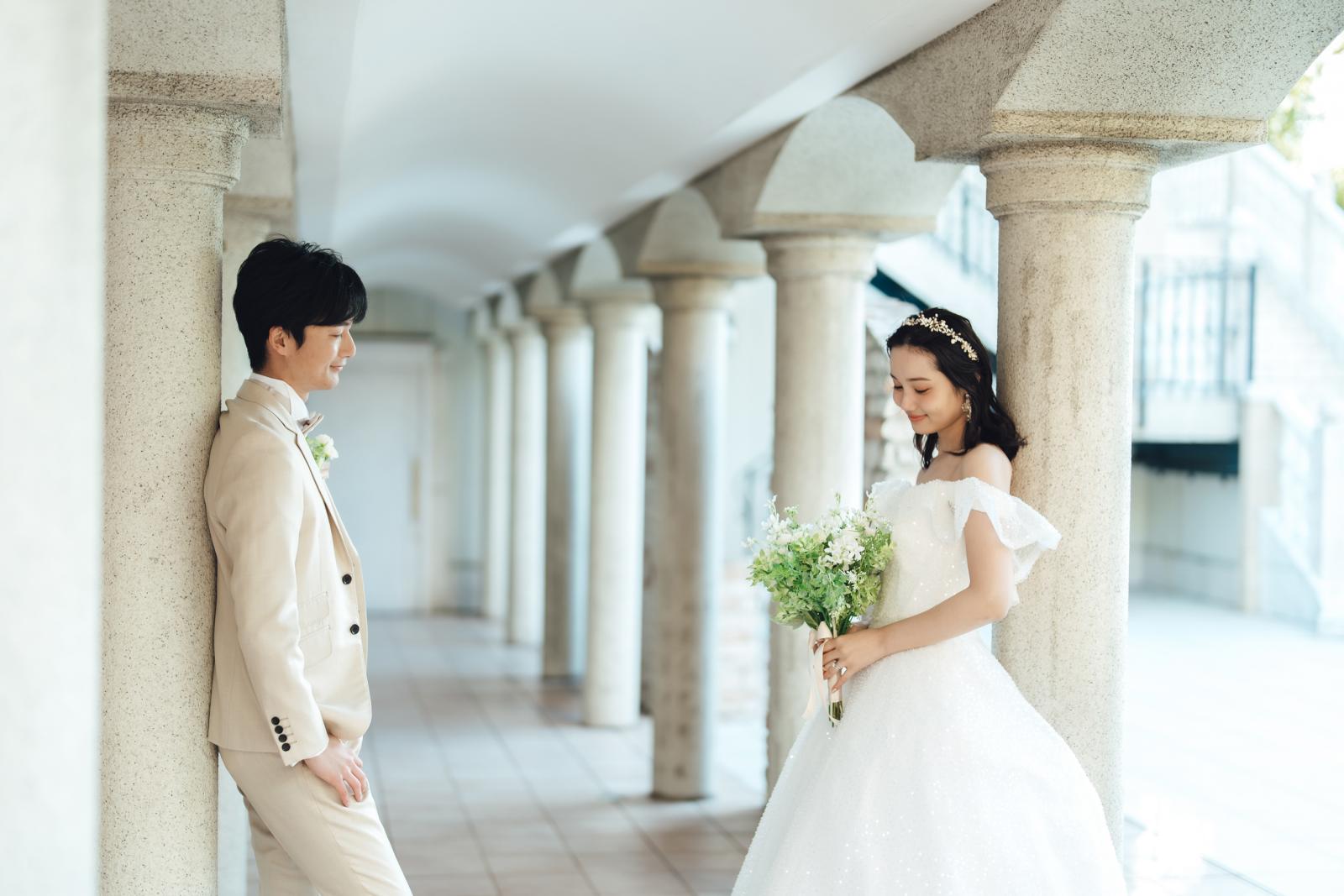 ロケーション抜群のガーデンは撮影ポイントがたくさん