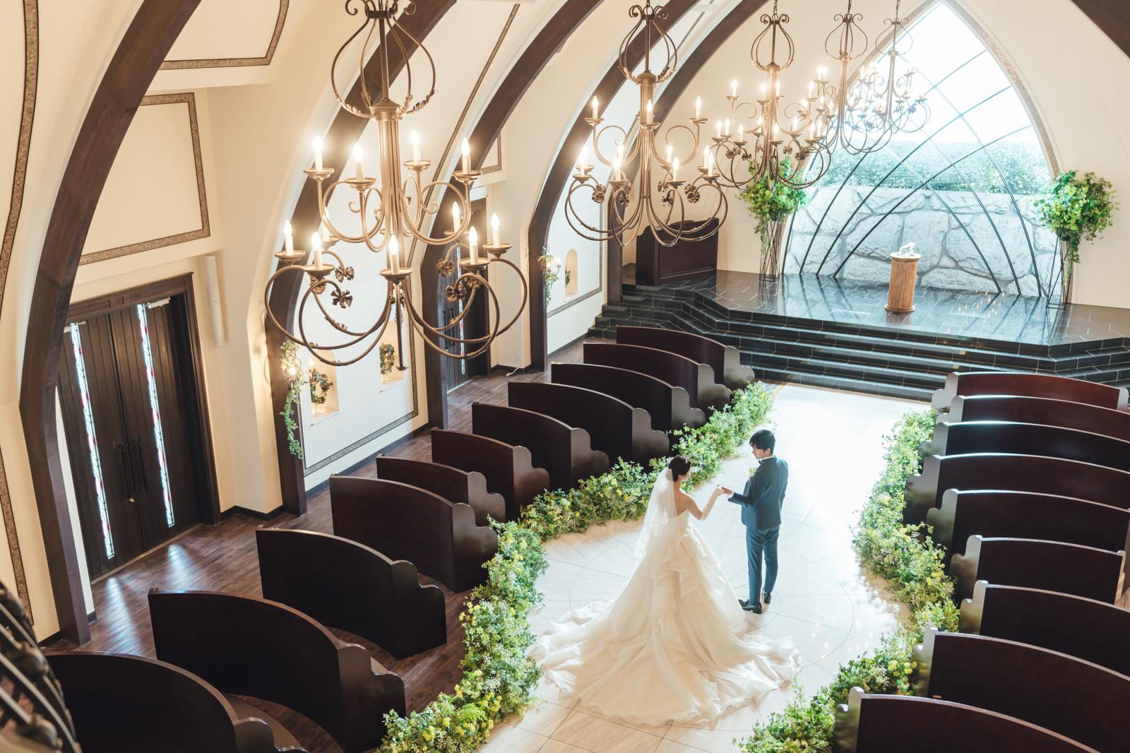 ご新婦様の人生を表すバージンロード