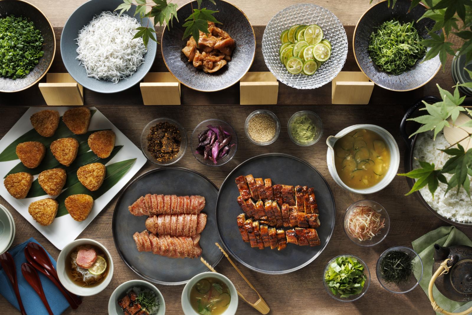 人気のお茶漬けビュッフェ