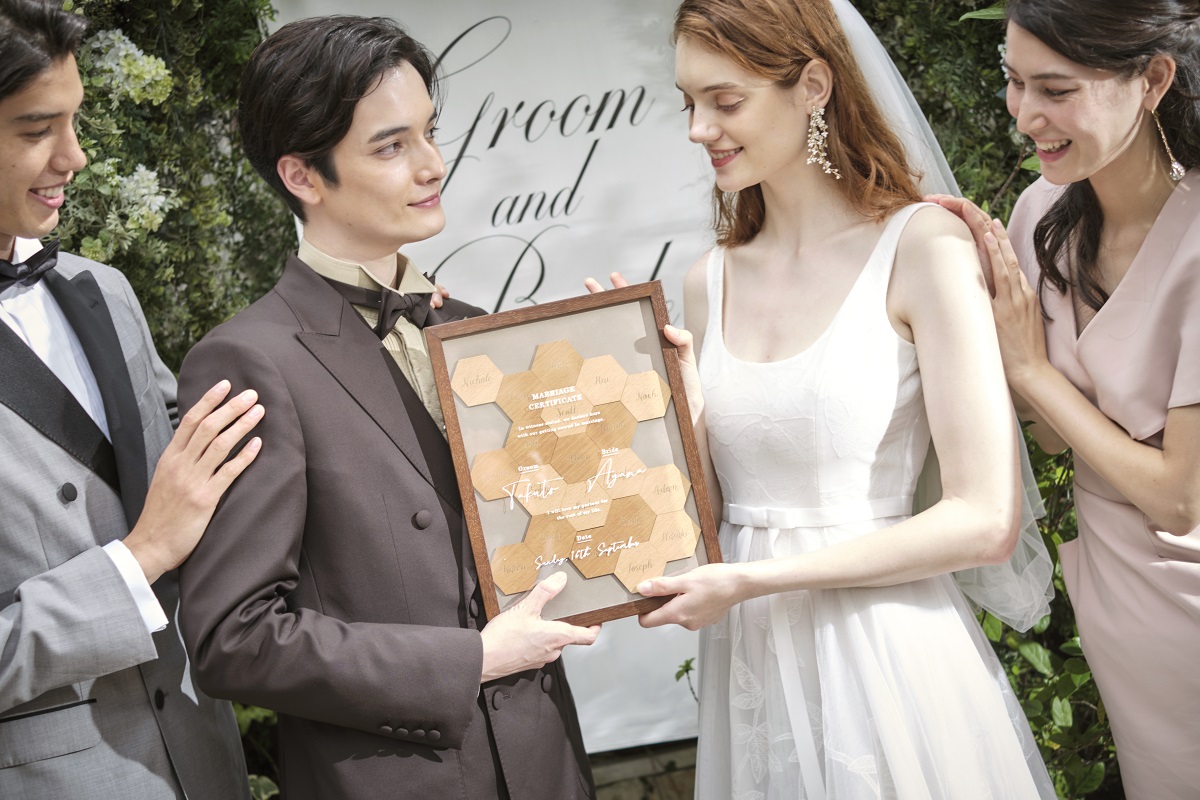 海外ウエディングのようなフォトジェニックなウエディングが可能