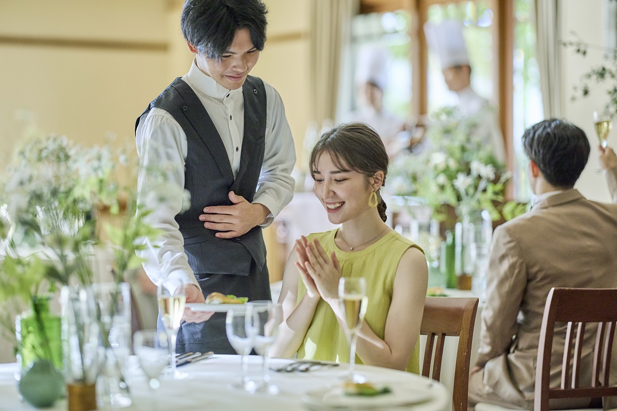 季節ごとにコースを一新。その時期にしか味わえない旬を大切にしたメニューを提案します。