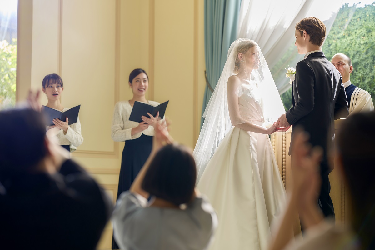 教会式から人前式、神前式などおふたりらしい挙式スタイルが叶う