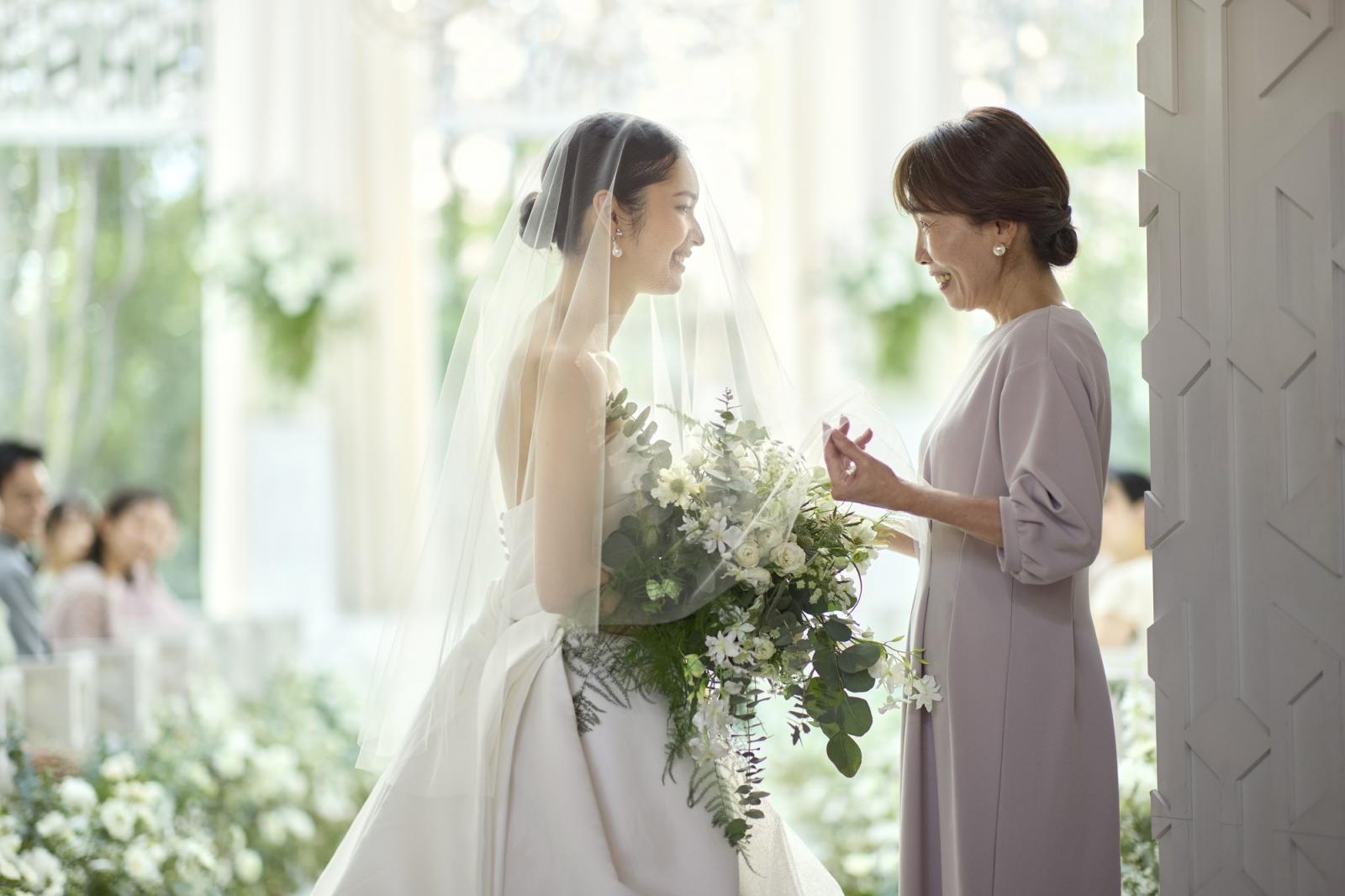 家族への感謝の想いを伝える「ヴェールダウン」