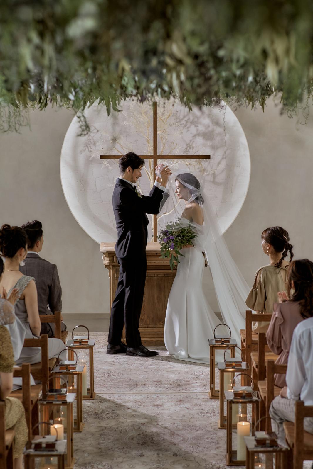 アットホームな空間でゲストに見守られながら特別な瞬間を