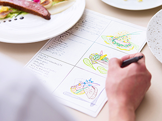 一口食べた感動と、そして次の料理がさらに楽しみになる、そのようなフルコースをご提案！