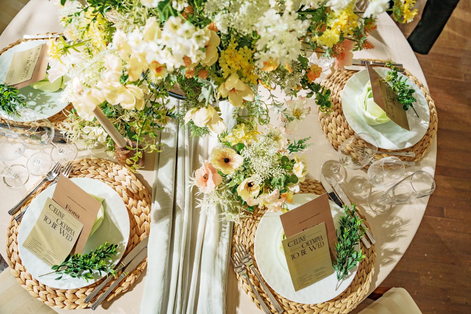 センスが光るコーディネートでテーブルを彩って