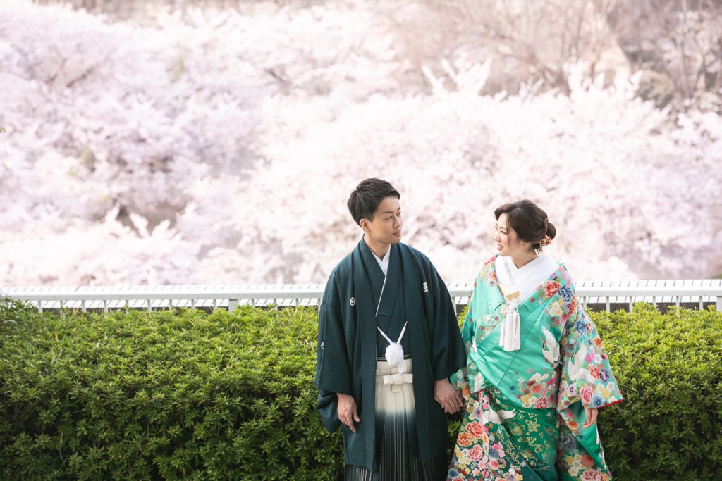 【ガーデンスペース】大阪城公園の満開の桜とともに。