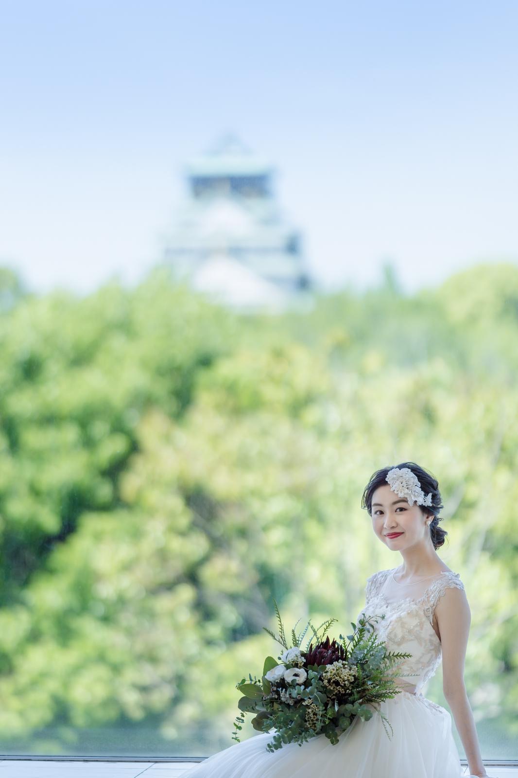 思わずゲストが写真を撮りたくなる素敵な景色！会場に入った瞬間、幸せな気持ちでいっぱいに。