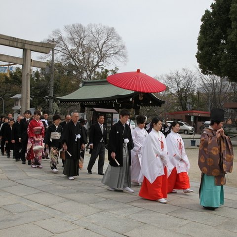 憧れの花嫁行列も叶う