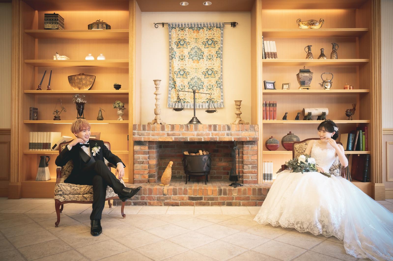 プライベートガーテン付き披露宴会場