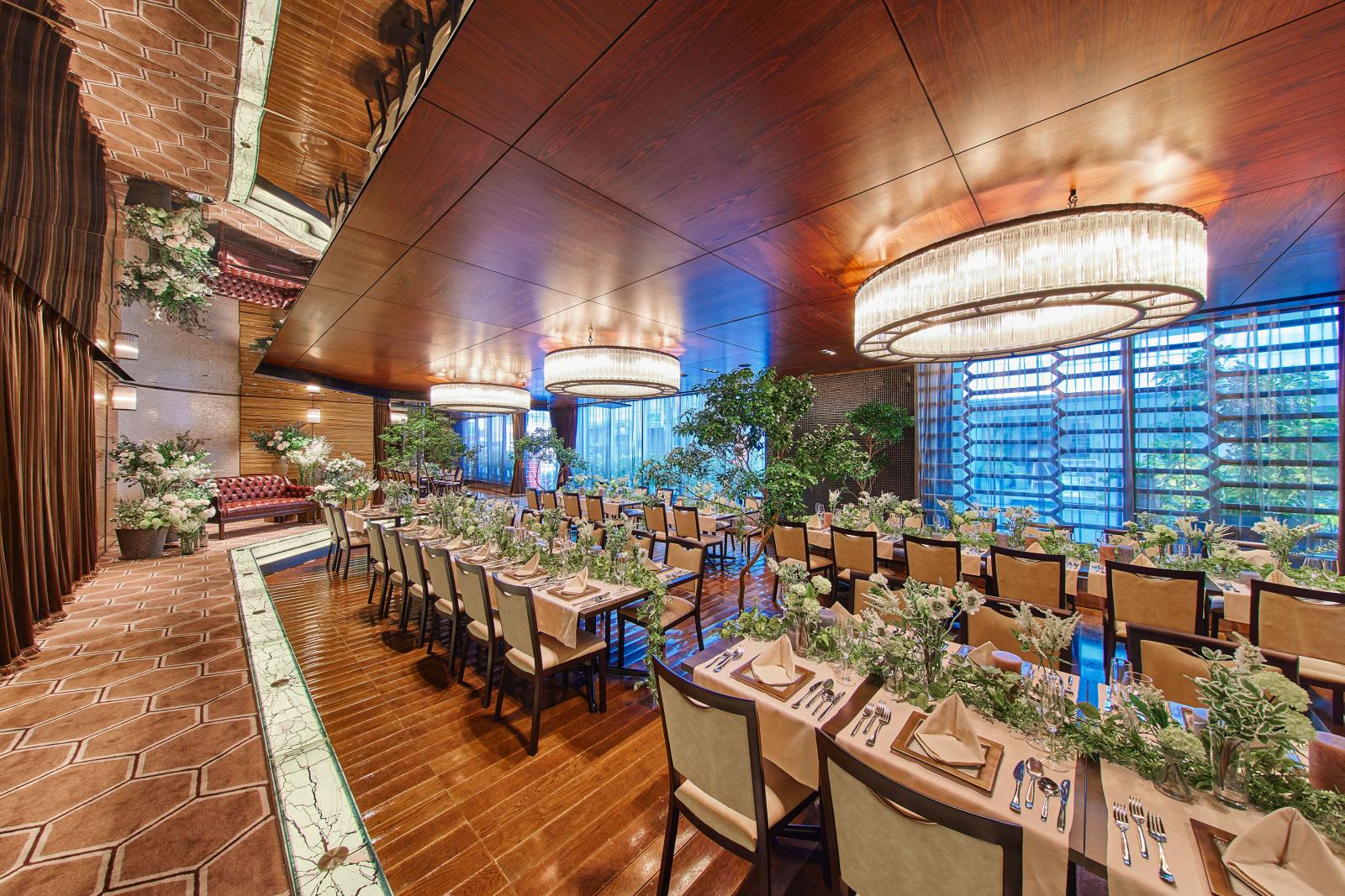 デザインとクオリティ、両方を叶えた贅沢なバンケット