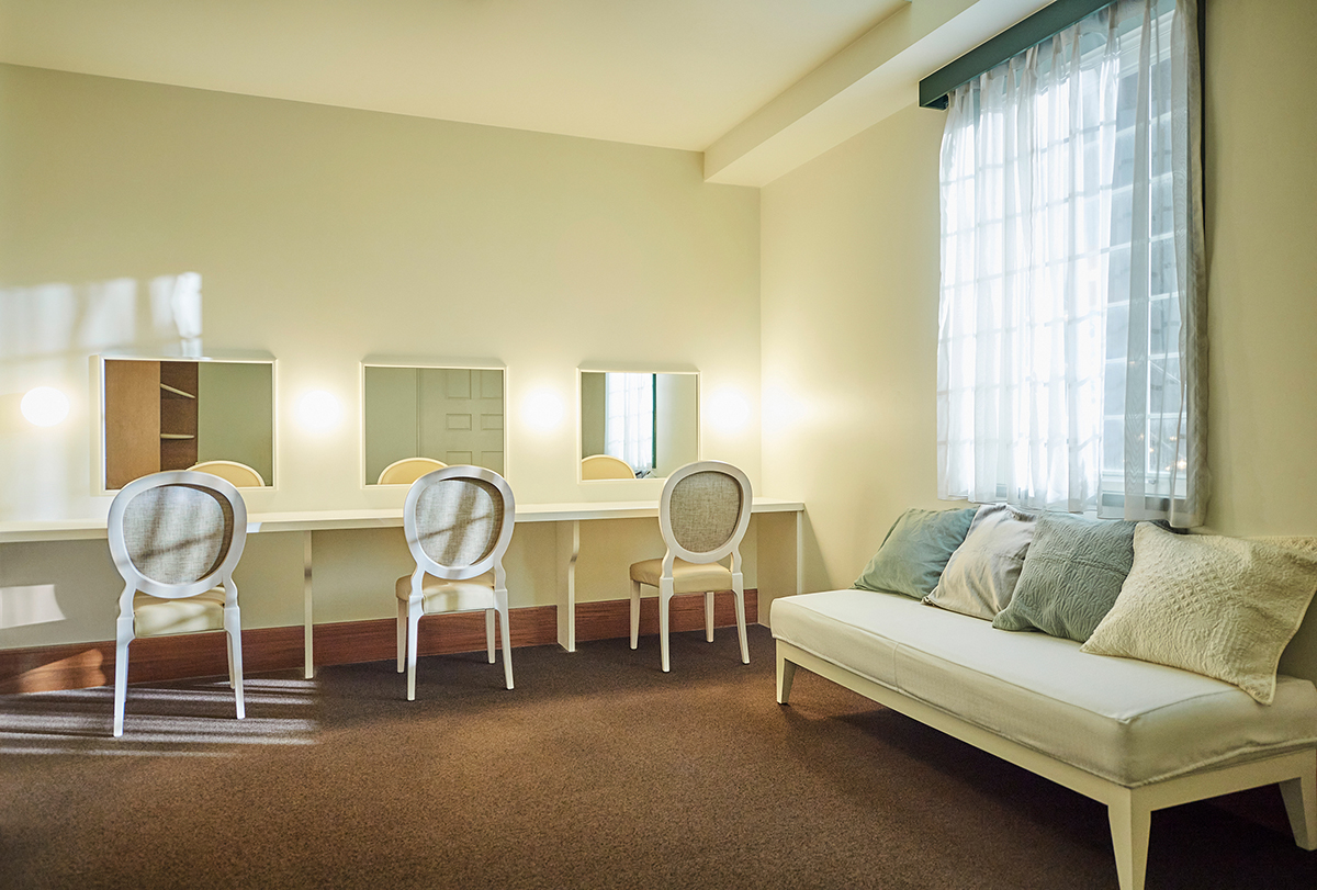 ゲスト専用＊広々とした空間の参列着付け室