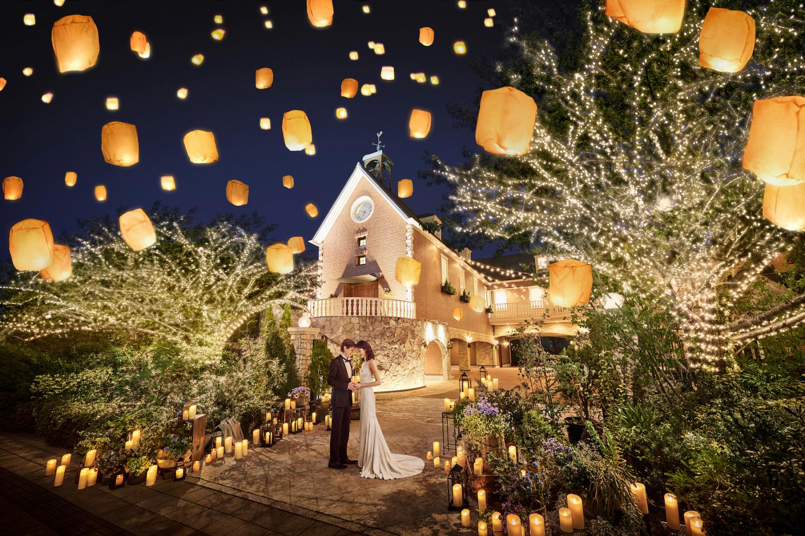 ロマンチックなウェディング希望のおふたりにピッタリ