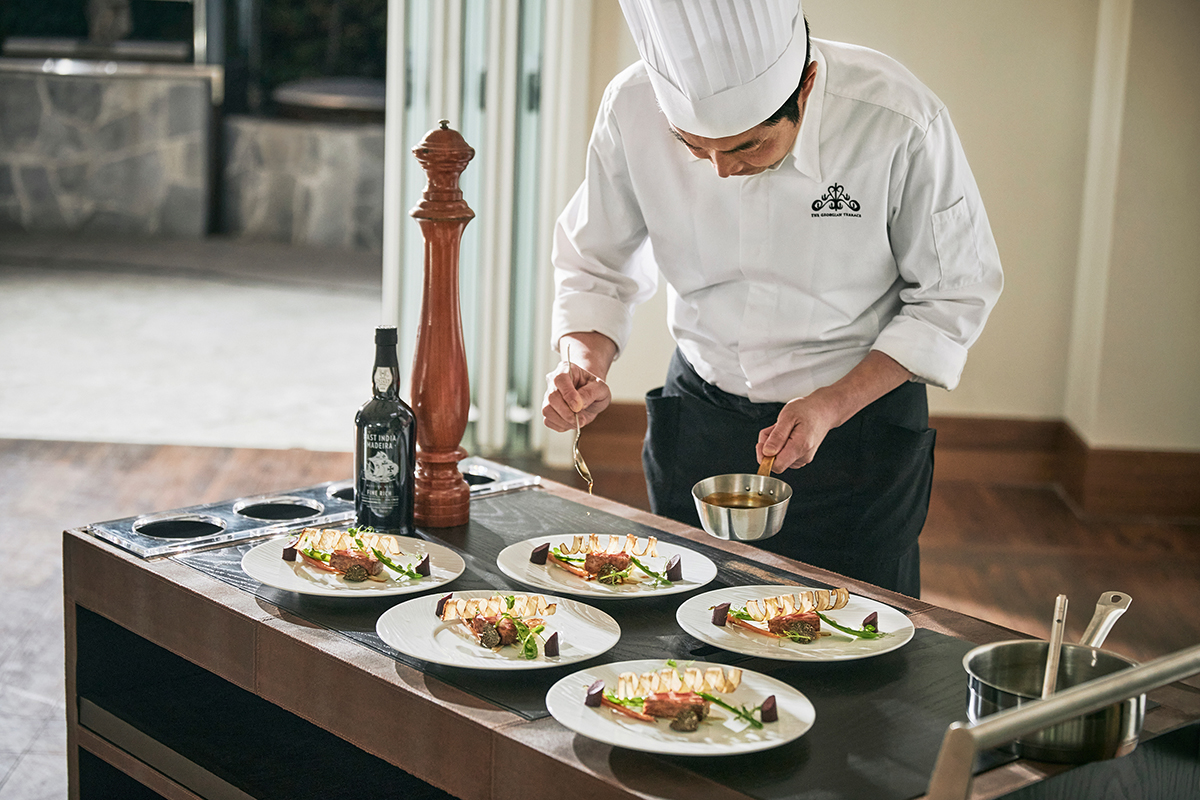 口コミでも好評のメインはシェフの自信