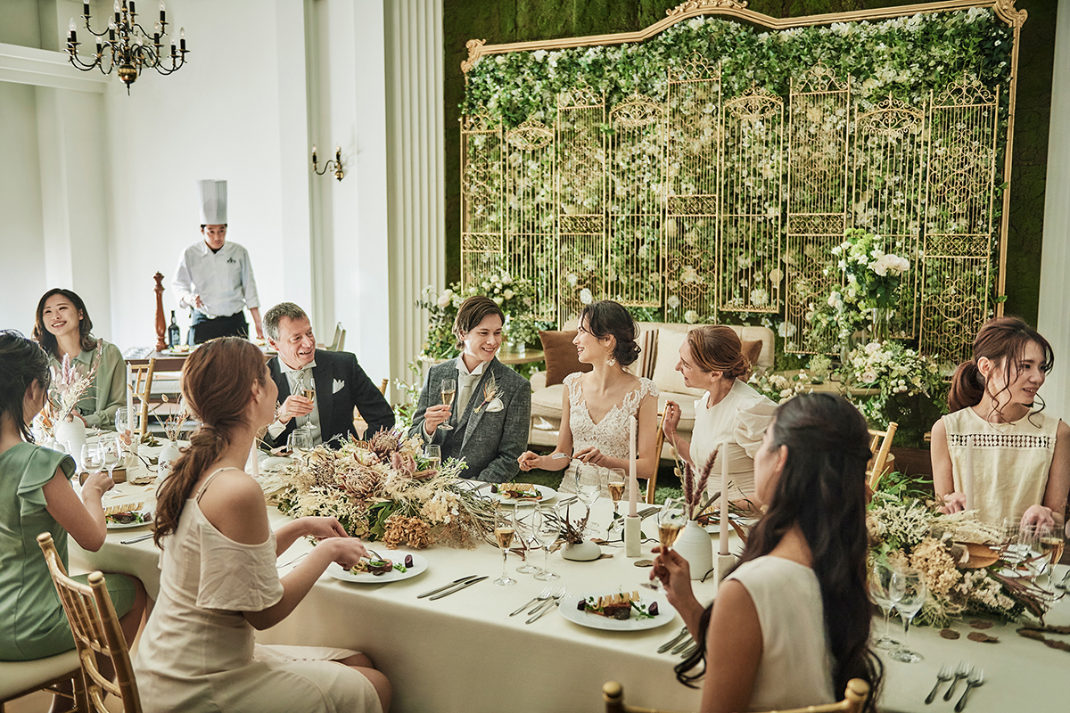 大切な皆様をお家に招いたようなゆったりとした特別な時間を過ごせる