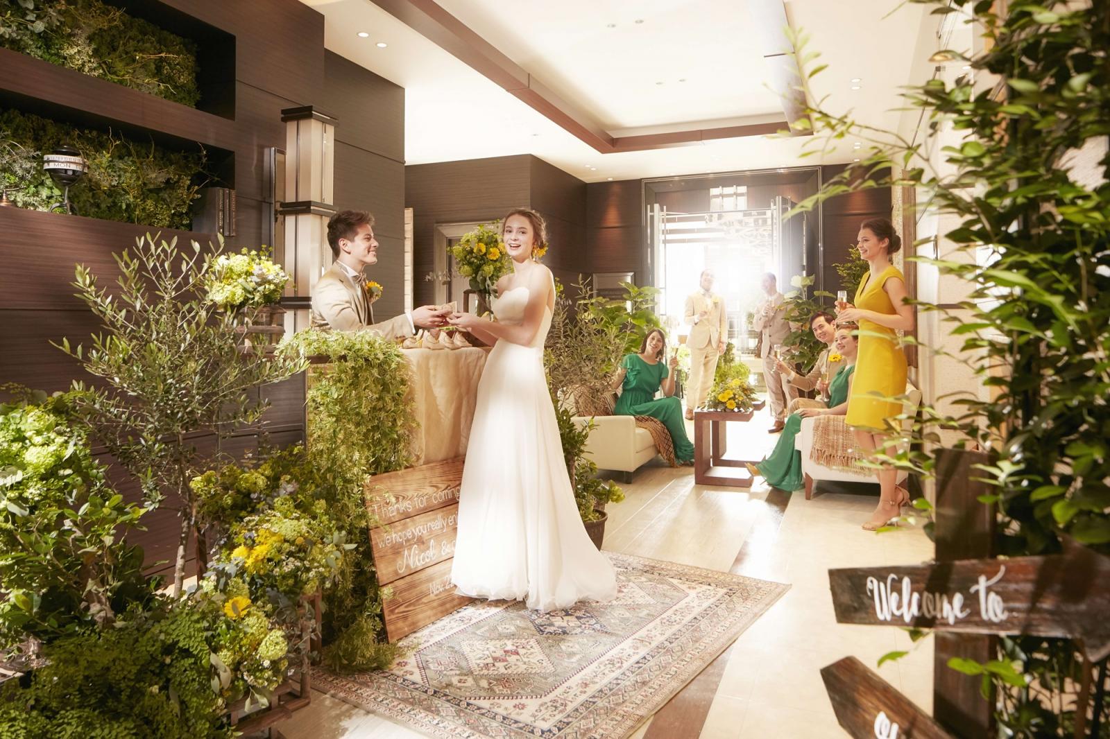 食事と会話をゆったりと楽しむパーティも素敵