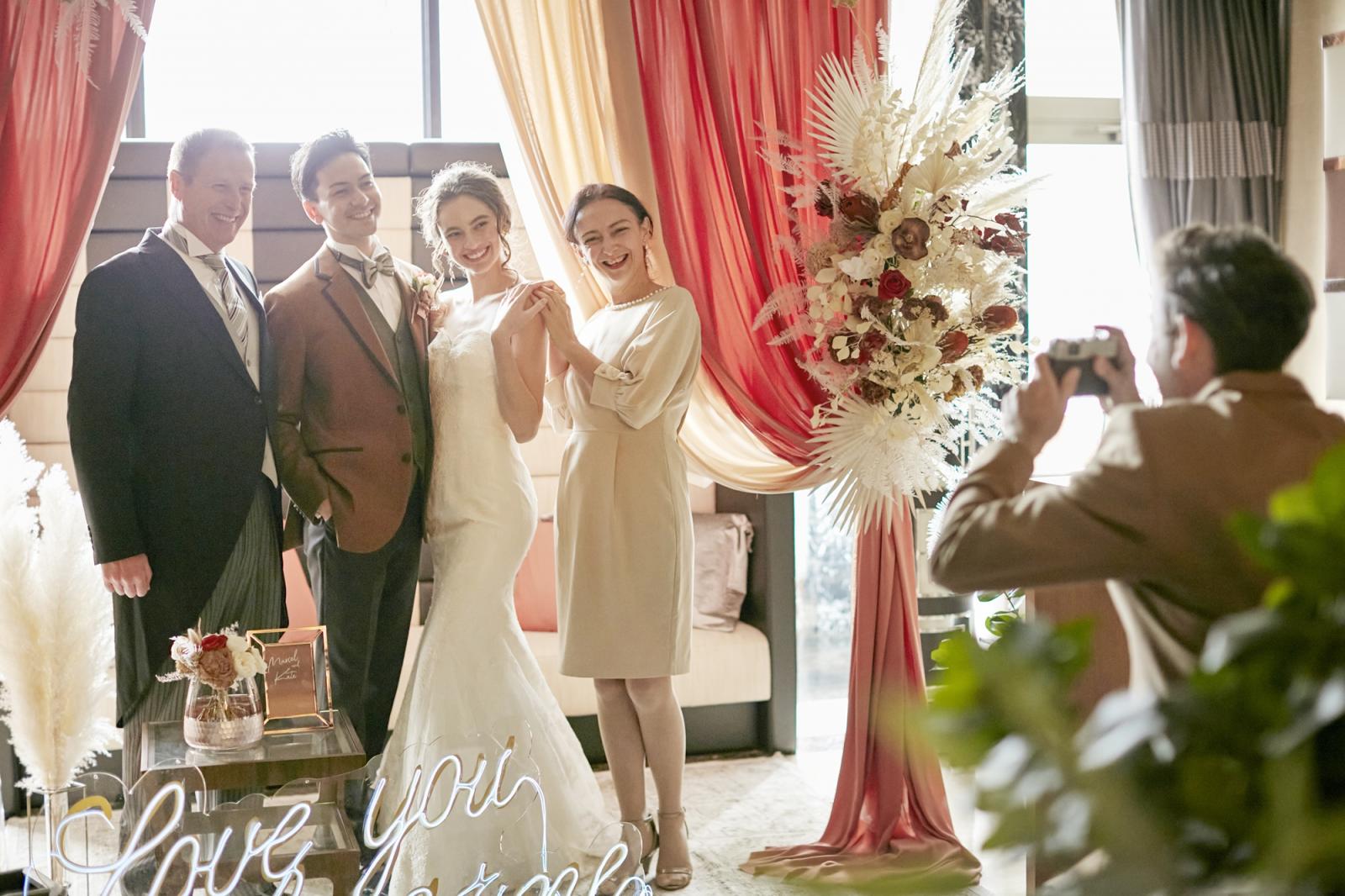 イメージの装飾も専属フローリストが叶えます