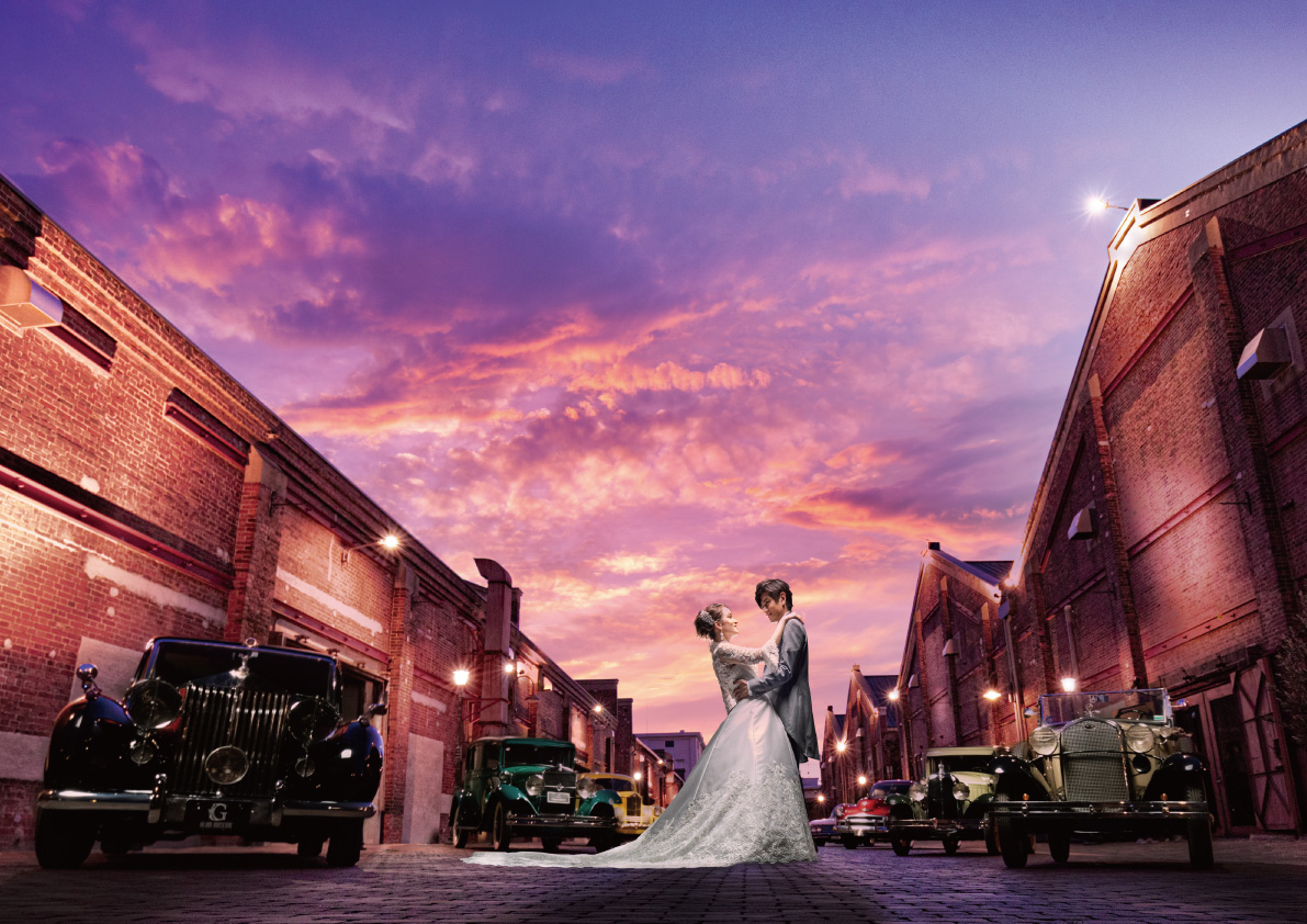 古き良き時代のロンドンやニューヨークを思わせる世界観で、映画のヒロイン気分を満喫