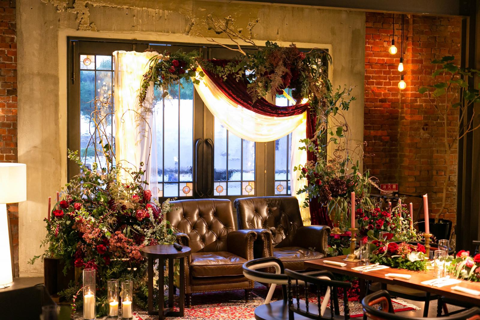 型にはまらないおふたりらしいお時間をお楽しみください。