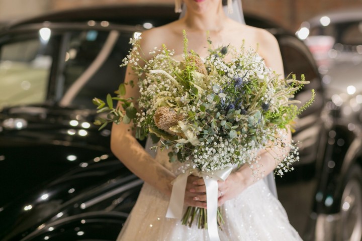 ブーケもおふたりらしいアレンジで★