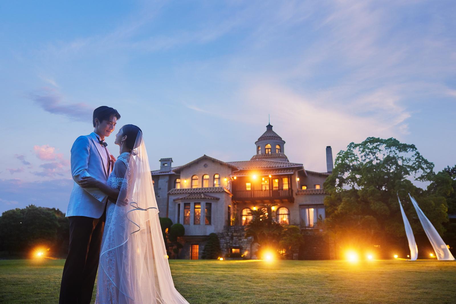 日中とはまた違った雰囲気でのフォトタイム