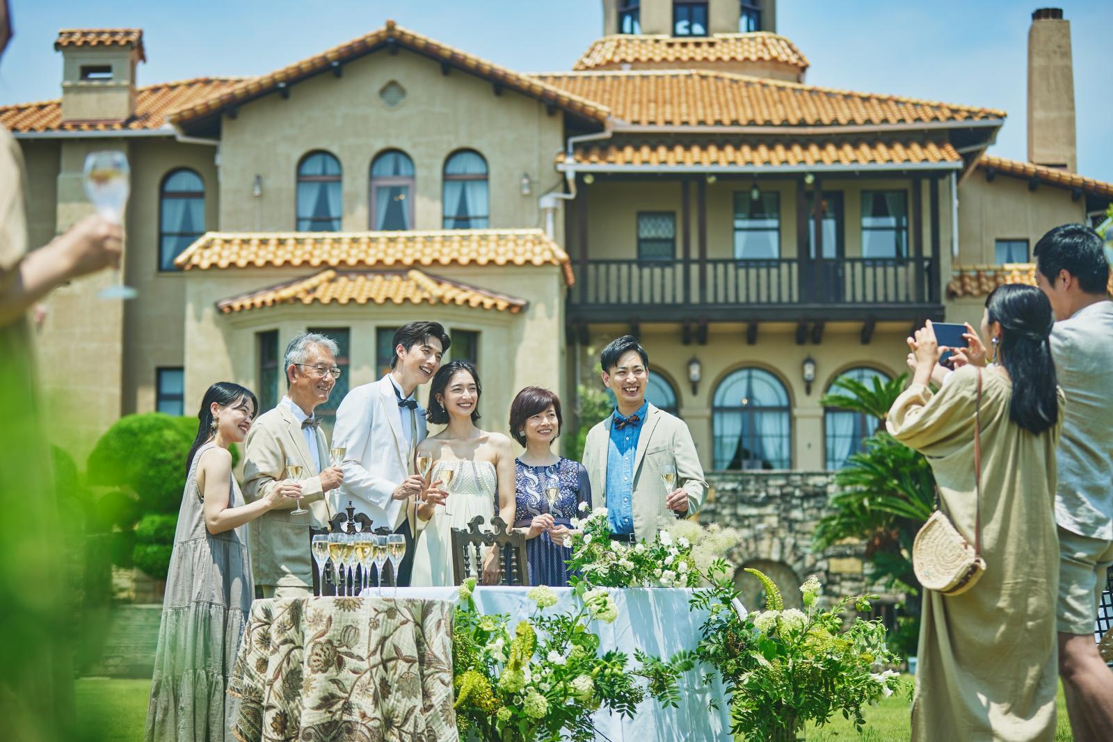 プラべートパーティーもガーデンを使って特別なひとときに