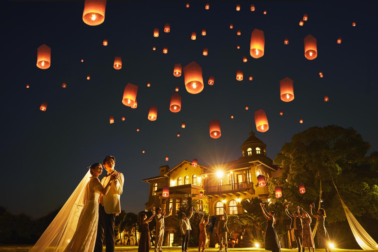 ランタンの演出など二次会としてもお楽しみいただけます