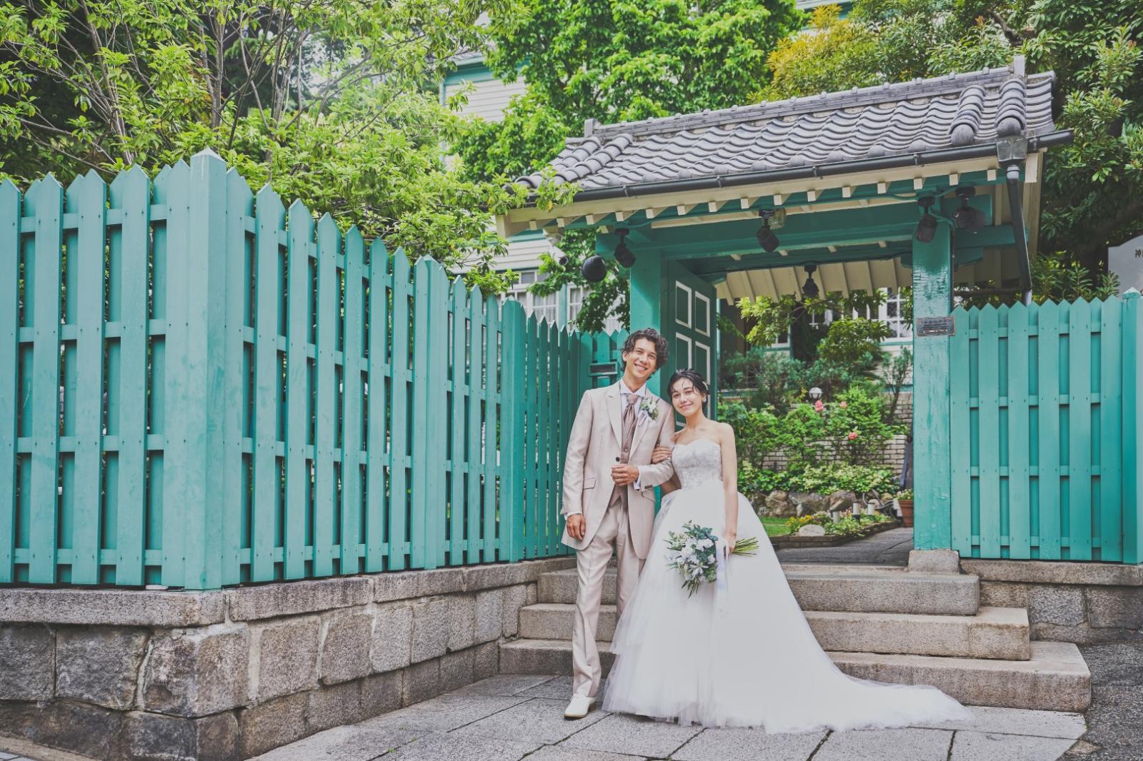 外国人貿易商、デヴィット・サッスーン氏の私邸として1985年まで実際に使われていた本物の異人館が結婚式の舞台に