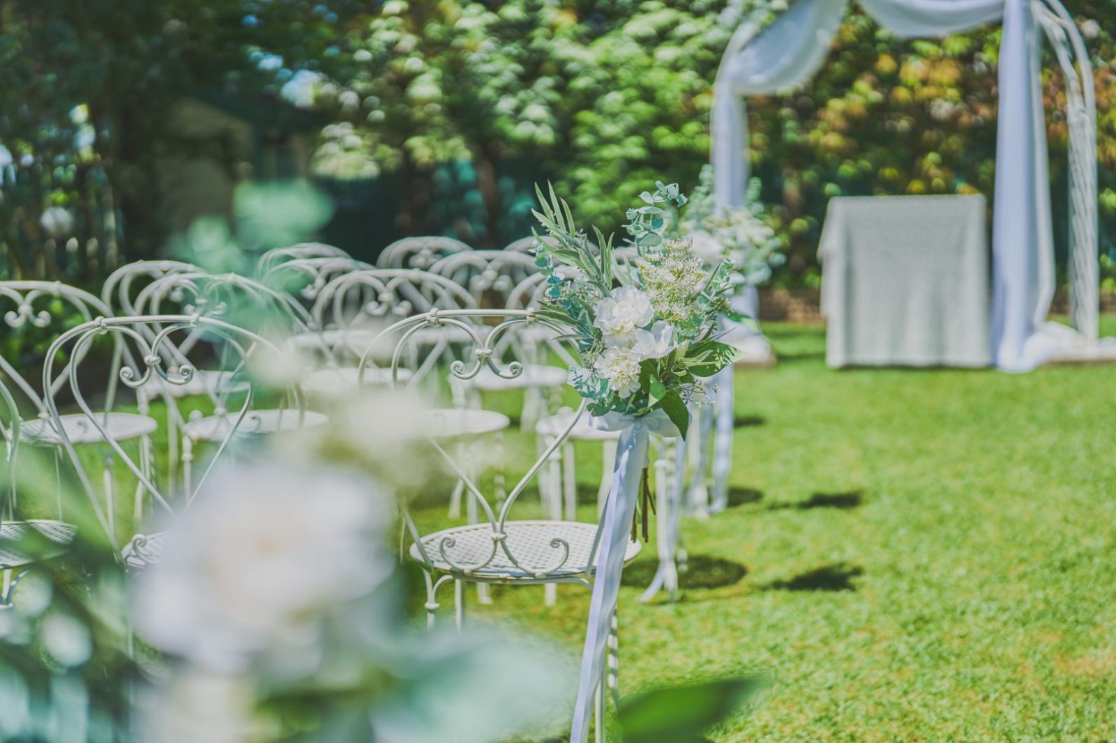 1棟貸切が叶う邸宅かいじょうだから、ガーデンのコーディネートも自由に